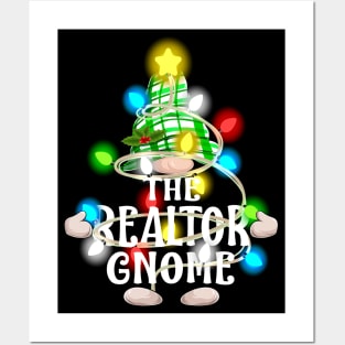 The Realtor Gnome Christmas Matching Family Shirt Posters and Art